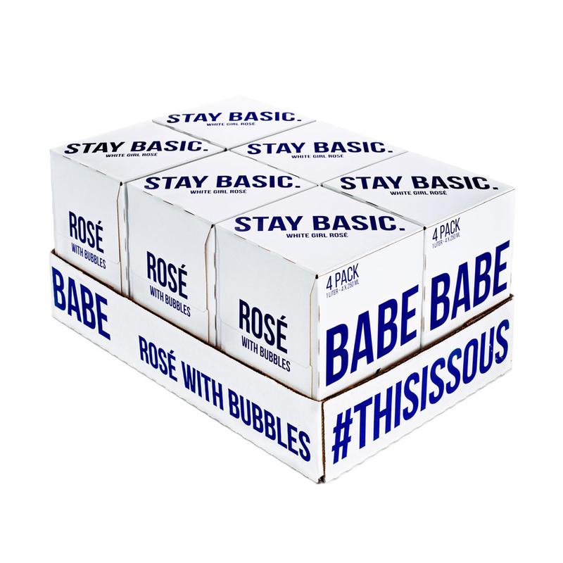 Babe Rosé with Bubbles - Case (24 Cans)